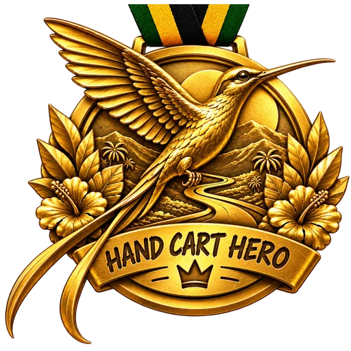 Gold Hand Cart Hero medal