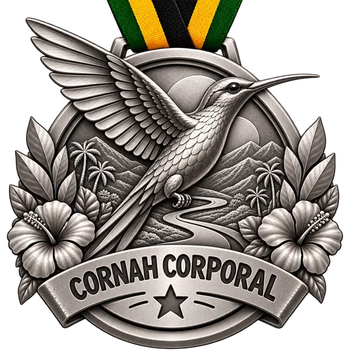 Silver Cornah Corporal medal
